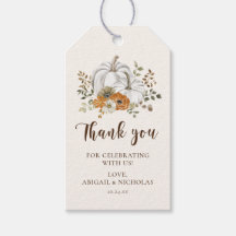 Merci Mariage Rustique Citrouille Automne