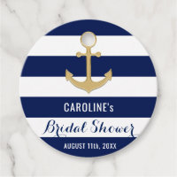 MERCI Marine Bleue Ancre FÊTE DES MARIÉES