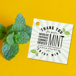 Étiquettes Cadeau merci ment engagement volontaire