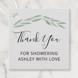 Étiquettes Cadeau Merci pour la faire trembler avec amour Favor Tags