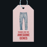 Étiquettes-cadeau Merci pour la Fête des Mères du Gène génial<br><div class="desc">Merci pour ces gènes géniaux qu'elle vous a donnés avec cette étiquette-cadeau personnalisable pour la fête des mères. Vous pouvez modifier le libellé et les couleurs.</div>