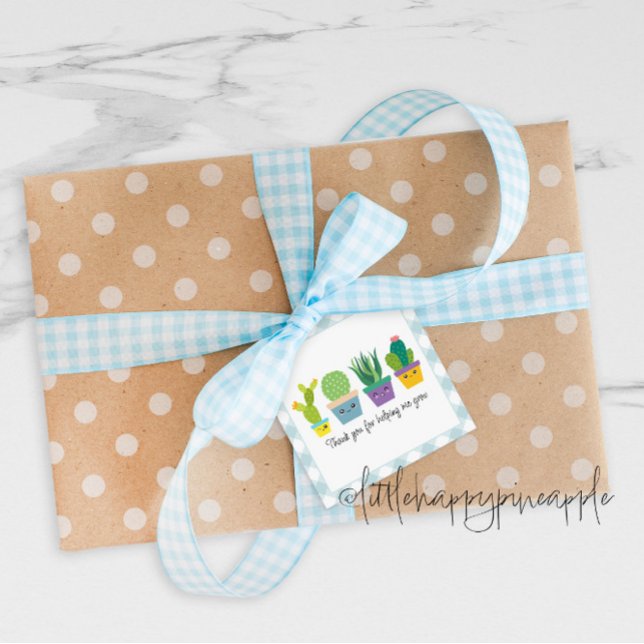 Étiquettes Cadeau Merci Pour M'Aider À Développer Les Balises De Fav (Créateur téléchargé)