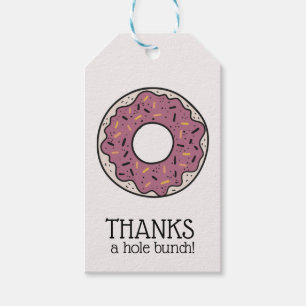 Étiquettes-cadeau Merci un Merci de de trou Tag