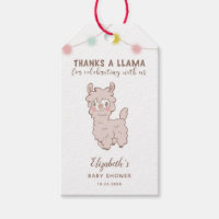 Merci Une Llama Cute Baby shower Favoriser