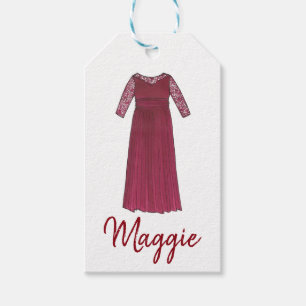 Étiquettes-cadeau Mère de la mariée Groom de mariage Gown robe de ma
