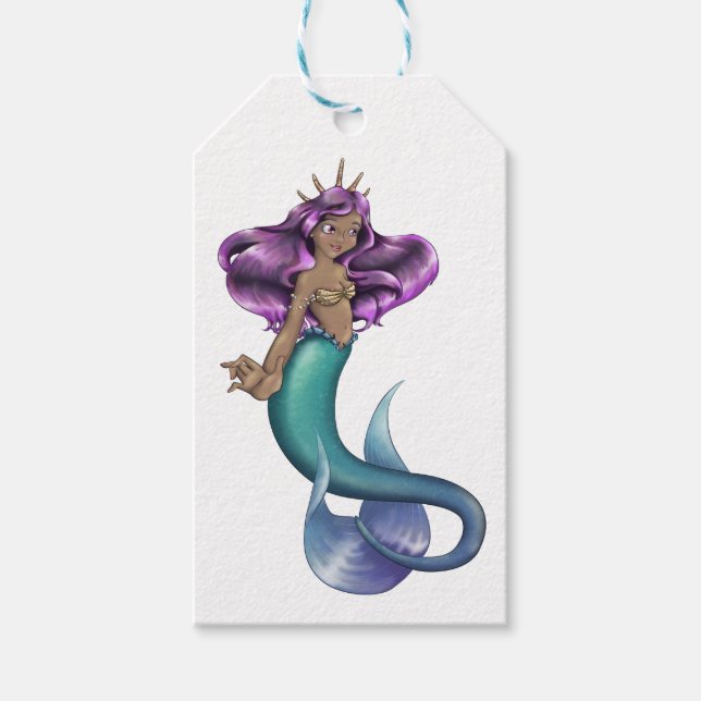 Étiquettes-cadeau Mermaid Iole (Devant)