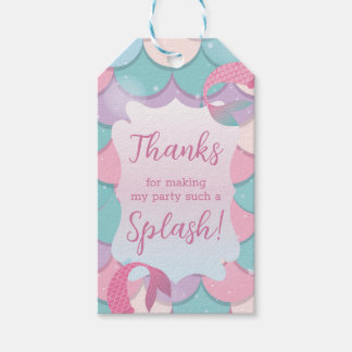 Étiquettes-cadeau Mermaid Sweet Favor Tag for Birthday Party