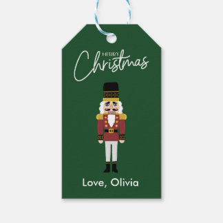 Étiquettes-cadeau Merry Christmas Nutcracker tag cadeau Custom
