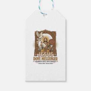 Étiquettes-cadeau Messager Jésus Colombe Messager Jésus Colombe Chré