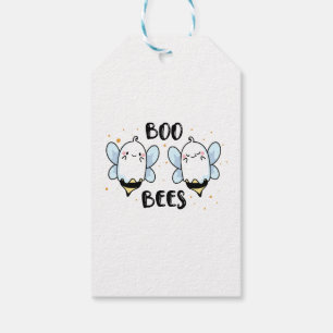 Étiquettes-cadeau Mignon fantôme Boo abeilles - Drôle Halloween sur 