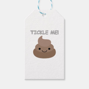 Étiquettes-cadeau Mignonne Tickme Poop Emoji