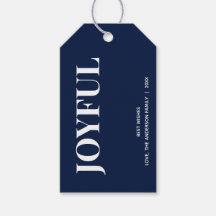 Minimal JOYEUX | Bleu Nuit de Fêtes