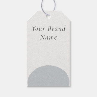 Étiquettes-cadeau Minimalist Slate Blue Stone Custom Name Gift Tags
