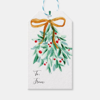 Étiquettes-cadeau Mistletoe Christmas Tag