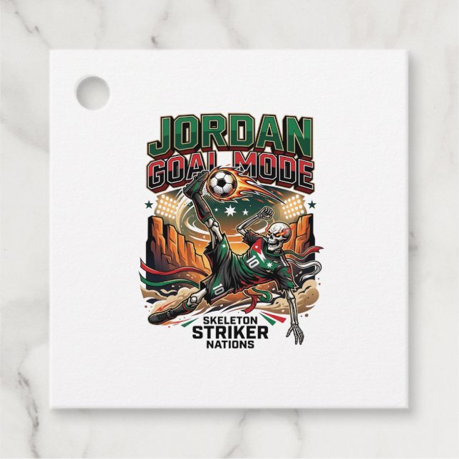 Étiquettes Cadeau Mode Jordan Objectif Squelette Nations Striker Dyn (Devant)