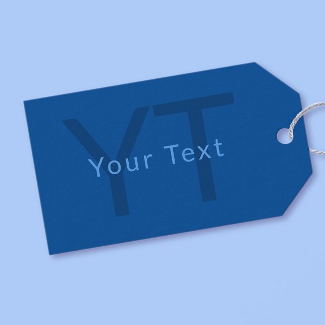 Étiquettes-cadeau Modèle de texte modifiable pour le nom monographiq (Créateur téléchargé)