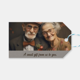 Étiquettes-cadeau Modèle photo Un petit cadeau pour vous