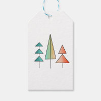moderne arc-en-ciel arbres roses sarcelle simple m