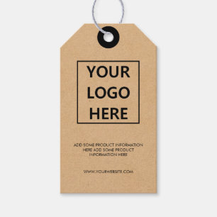 Étiquettes-cadeau Moderne Minimaliste Vêtements simples Papier Kraft