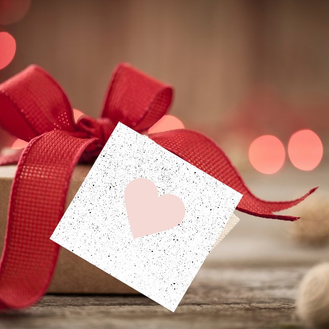 Étiquettes Cadeau Moderne Pastel Rose & Coeur Beau Cadeau (Créateur téléchargé)