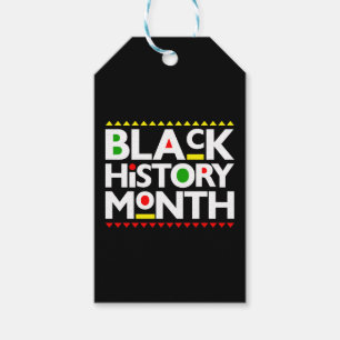 Étiquettes-cadeau Mois de l'histoire noire Melanin King Reine Sista