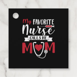 Étiquettes Cadeau Mon Infirmière Préférée M'Appelle Maman École De S