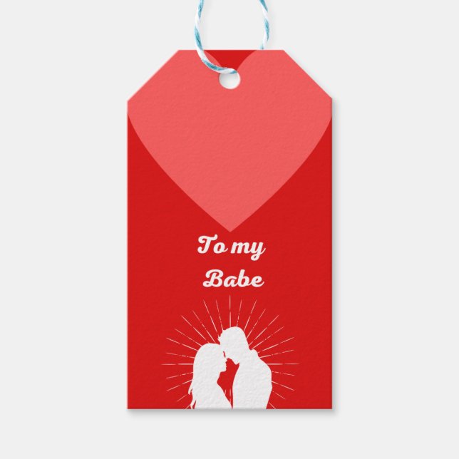 Étiquettes-cadeau Mon premier amour (Devant)