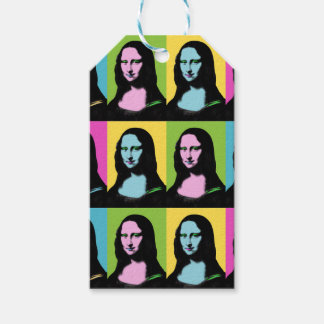 Étiquettes-cadeau Mona Lisa - pop Art Style