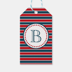 Étiquettes-cadeau Monogram design