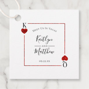 Étiquettes Cadeau Monogramme Jeu Carte Mariage Enregistrer La Date