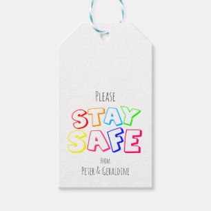 Étiquettes-cadeau Montrez Votre Attention, Couleur Arc-en-ciel Reste