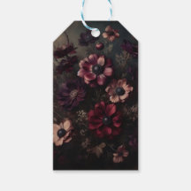 Moody Anemone Blooms Vintage Botanique Floral Art