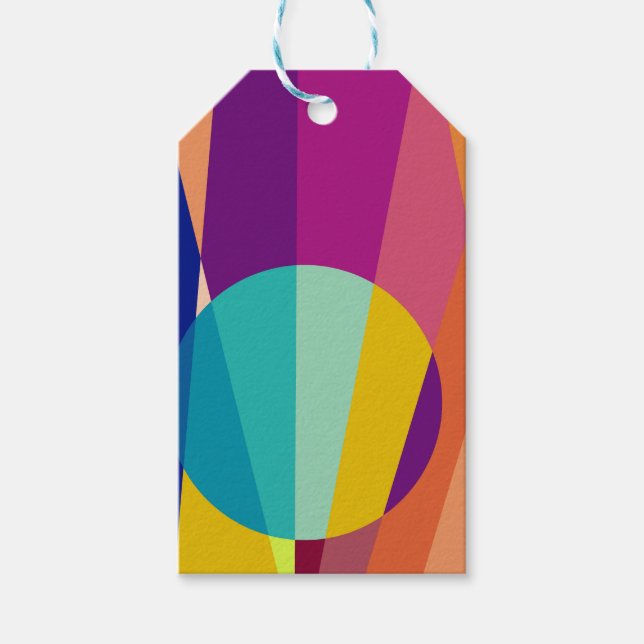 Étiquettes-cadeau Motif Bauhaus (Devant)