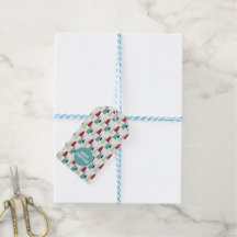 Motif d'arbres de Noël multicolores
