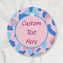 Motif de doodle rose et bleu