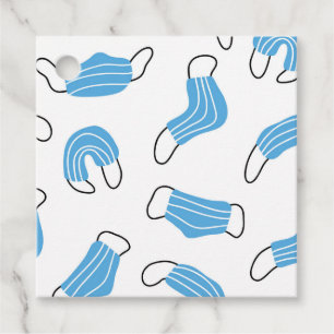 Étiquettes Cadeau motif de masque Médicale