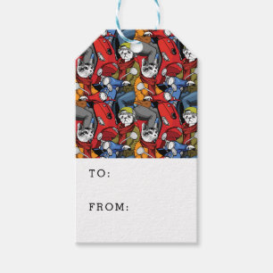 Étiquettes-cadeau Motif de scooter des chats et des chiens Ajouter