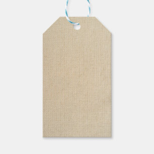 Étiquettes-cadeau Motif Faux burlap