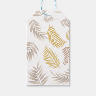 Étiquettes-cadeau Motif Feuille tropical 7
