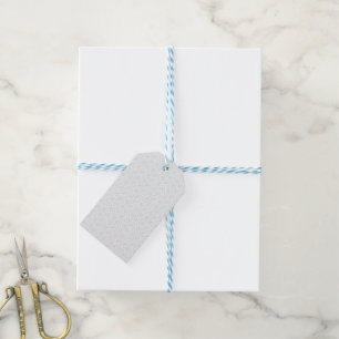 Étiquettes-cadeau Motif géométrique hivernal personnalisé
