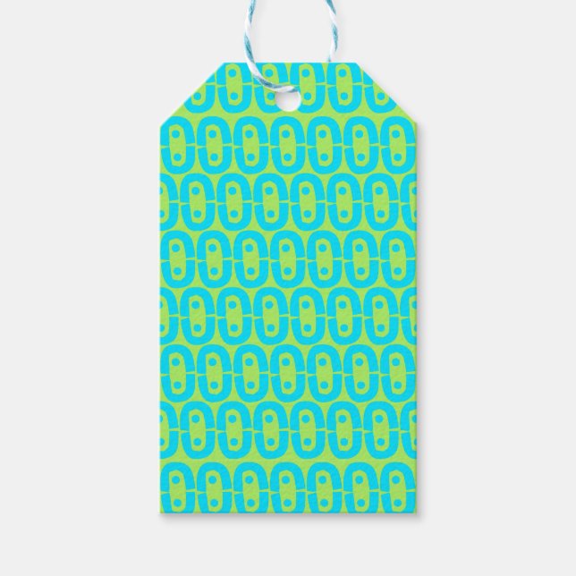 Étiquettes-cadeau motif moderne et coloré (Devant)