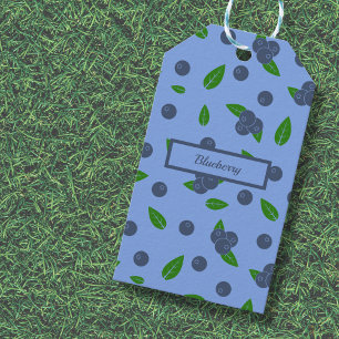 Étiquettes-cadeau motif Myrtilles