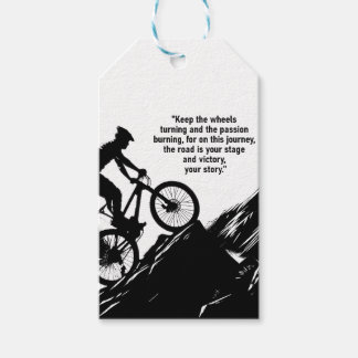 Étiquettes-cadeau Motivational Bike Sport pour vous inspirer sur mes
