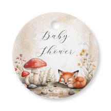 Mots clés Baby shower Fox couchage Favoriser
