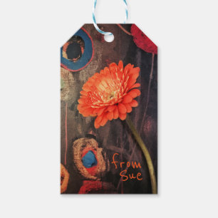 Étiquettes-cadeau Mots-clés Cadeau Floral Moderne