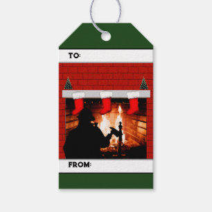 Étiquettes-cadeau Mots-clés cadeaux de Noël à Fireman