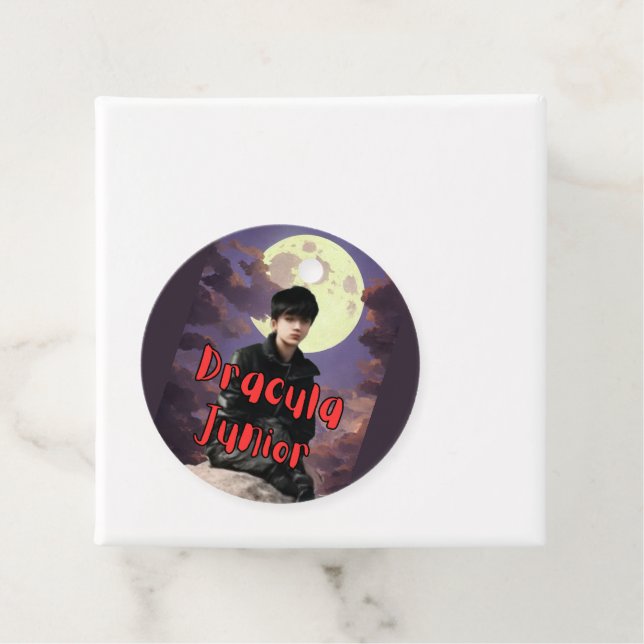 Étiquettes Cadeau Mots clés Dracula Junior Favour (En situation)