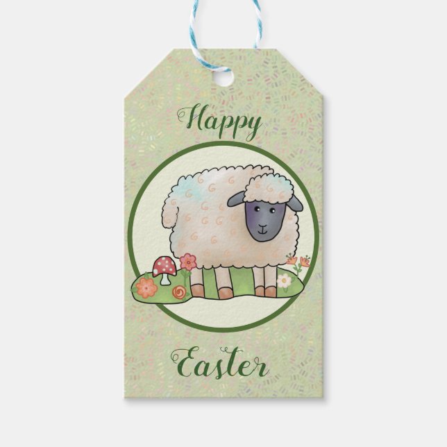 Étiquettes-cadeau Mouton du pâturage (Devant)