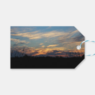 Étiquettes-cadeau Mur de silhouette de nature