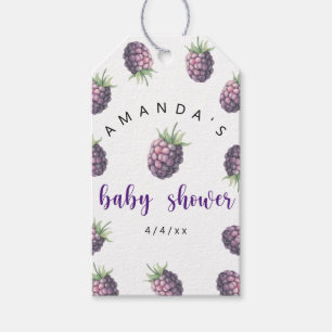 Étiquettes-cadeau Mûres - Baby shower